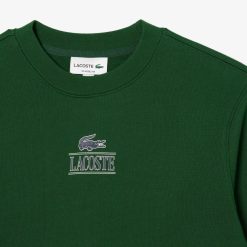 Sweatshirts | LACOSTE Sweatshirt Jogger Avec Imprime Signature