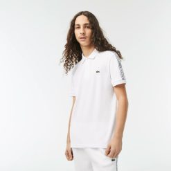 Polos | LACOSTE Polo Regular Fit Coton Stretch Bande Siglee