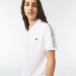 Polos | LACOSTE Polo Regular Fit Coton Stretch Bande Siglee