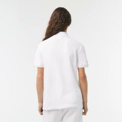 Polos | LACOSTE Polo Regular Fit Coton Stretch Bande Siglee