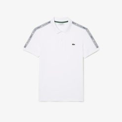 Polos | LACOSTE Polo Regular Fit Coton Stretch Bande Siglee