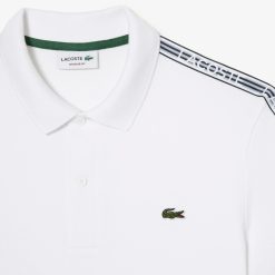 Polos | LACOSTE Polo Regular Fit Coton Stretch Bande Siglee