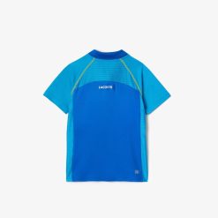 Vetements Garcon | LACOSTE Polo Garcon Lacoste Tennis En Polyester Recycle Ultra-Dry