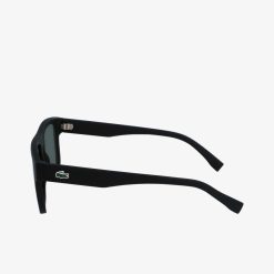 Lunettes De Soleil | LACOSTE Lunettes De Soleil L.12.12 Rectangulaires Modifiees En Resine Vegetale