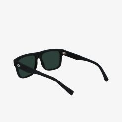 Lunettes De Soleil | LACOSTE Lunettes De Soleil L.12.12 Rectangulaires Modifiees En Resine Vegetale