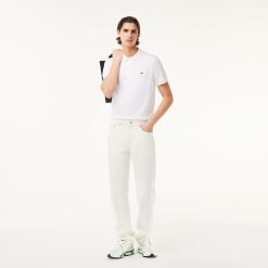 Polos | LACOSTE Polo Regular Fit Jersey De Coton Ultra Doux