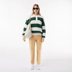 Pantalons & Shorts | LACOSTE Pantalon Chino Fusele En Coton