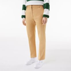 Pantalons & Shorts | LACOSTE Pantalon Chino Fusele En Coton