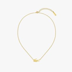 Bijoux | LACOSTE Collier Crocodile Femme Lacoste