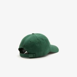 Chapeaux & Casquettes | LACOSTE Casquette Unie Unie Lacoste En Twill De Coton Biologique