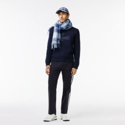 Pullovers | LACOSTE Pull En Laine Avec Badge Crocodile Matelasse