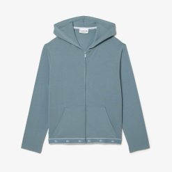 Sous-Vetements Et Vetements D'Interieur | LACOSTE Sweatshirt D'Interieur Zippe En Coton Stretch