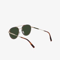 Lunettes De Soleil | LACOSTE Lunettes De Soleil Neoheritage Ovales En Metal