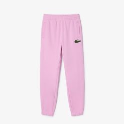 Pantalons & Shorts | LACOSTE Pantalon De Survetement Jogger Unie En Molleton De Coton Biologique