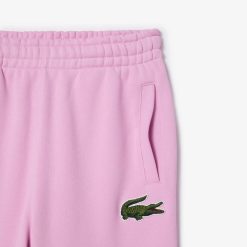 Pantalons & Shorts | LACOSTE Pantalon De Survetement Jogger Unie En Molleton De Coton Biologique