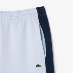 Pantalons & Shorts | LACOSTE Short Jogger Regular Fit Color-Block En Molleton Gratte