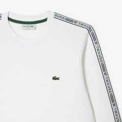 Sweatshirts | LACOSTE Sweatshirt Jogger Homme Classic Fit Avec Bandes Siglees En Molleton