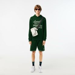 Vetements De Sport | LACOSTE Sweatshirt A Capuche Unie Lacoste Sport Edition Roland Garros