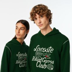 Vetements De Sport | LACOSTE Sweatshirt A Capuche Unie Lacoste Sport Edition Roland Garros