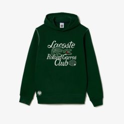 Vetements De Sport | LACOSTE Sweatshirt A Capuche Unie Lacoste Sport Edition Roland Garros