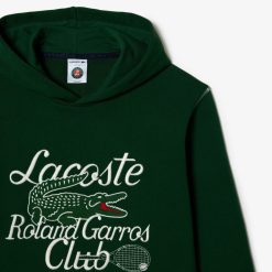 Vetements De Sport | LACOSTE Sweatshirt A Capuche Unie Lacoste Sport Edition Roland Garros