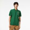 Polos | LACOSTE Polo Avec Badges Crocodiles Iconiques En Pique