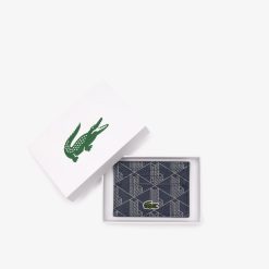 Portefeuilles & Petite Maroquinerie | LACOSTE Porte-Cartes The Blend Avec Imprime Monogramme