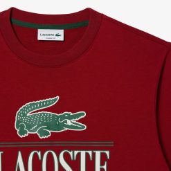 Sweatshirts | LACOSTE Sweatshirt Jogger Avec Marquage En Molleton De Coton