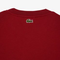 Sweatshirts | LACOSTE Sweatshirt Jogger Avec Marquage En Molleton De Coton