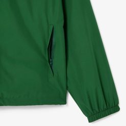 Manteaux & Vestes | LACOSTE Veste Courte Sportsuit Avec Capuche Amovible En Tissu Deperlant