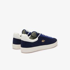 Sneakers | LACOSTE Sneakers Baseshot Femme En Cuir Velours Premium