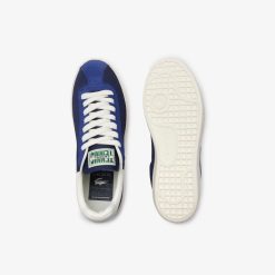 Sneakers | LACOSTE Sneakers Baseshot Femme En Cuir Velours Premium