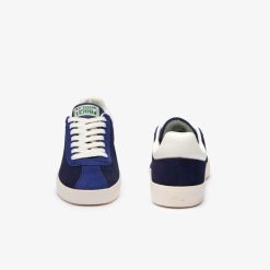 Sneakers | LACOSTE Sneakers Baseshot Femme En Cuir Velours Premium