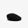 Chapeaux & Casquettes | LACOSTE Beret Unie Lacoste En Feutre De Laine Melangee