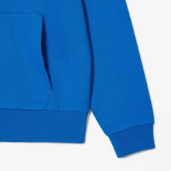 Sweatshirts | LACOSTE Sweatshirt Jogger Zippe Homme En Molleton Lacoste Avec Poche Kangourou