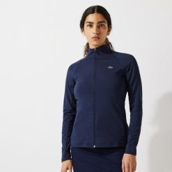 Vetements De Sport | LACOSTE Veste Zippee Golf Lacoste Sport Ergonomique Respirante