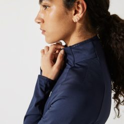 Vetements De Sport | LACOSTE Veste Zippee Golf Lacoste Sport Ergonomique Respirante