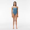 Maillots De Bain | LACOSTE Maillot De Bain Une Piece Imprime De Robert George