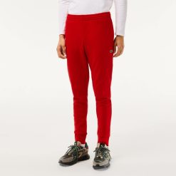 Pantalons & Shorts | LACOSTE Pantalon De Survetement Jogger Slim Fit Homme En Molleton De Coton Biologique