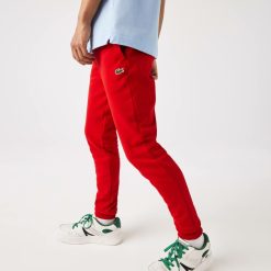 Pantalons & Shorts | LACOSTE Pantalon De Survetement Jogger Slim Fit Homme En Molleton De Coton Biologique