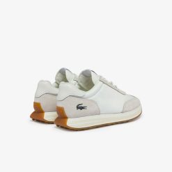 Sneakers | LACOSTE Sneakers L-Spin Femme En Tissu Avec Details Dores