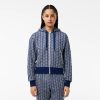 Sweatshirts | LACOSTE Hoodie Zippe En Jacquard Monogramme