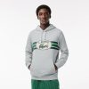 Sweatshirts | LACOSTE Sweatshirt A Capuche Loose Fit Imprime Monogramme