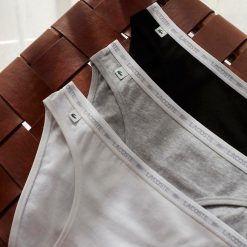 Sous-Vetements Et Vetements D'Interieur | LACOSTE Lot De 3 Culottes Siglees En Coton Stretch