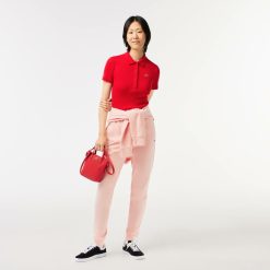 Pantalons & Shorts | LACOSTE Pantalon De Survetement Jogger Femme Lacoste En Molleton