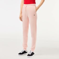 Pantalons & Shorts | LACOSTE Pantalon De Survetement Jogger Femme Lacoste En Molleton