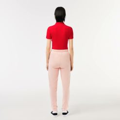 Pantalons & Shorts | LACOSTE Pantalon De Survetement Jogger Femme Lacoste En Molleton