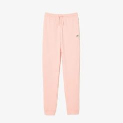 Pantalons & Shorts | LACOSTE Pantalon De Survetement Jogger Femme Lacoste En Molleton