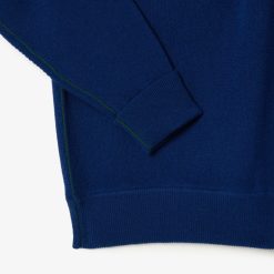 Pullovers | LACOSTE Pull Homme Lacoste Relaxed Fit Col Rond En Laine