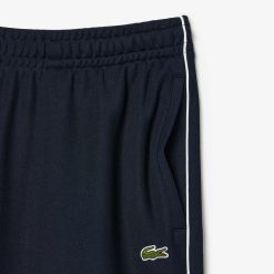 Pantalons & Shorts | LACOSTE Short Paris Pique Interlock Avec Lisere Contraste